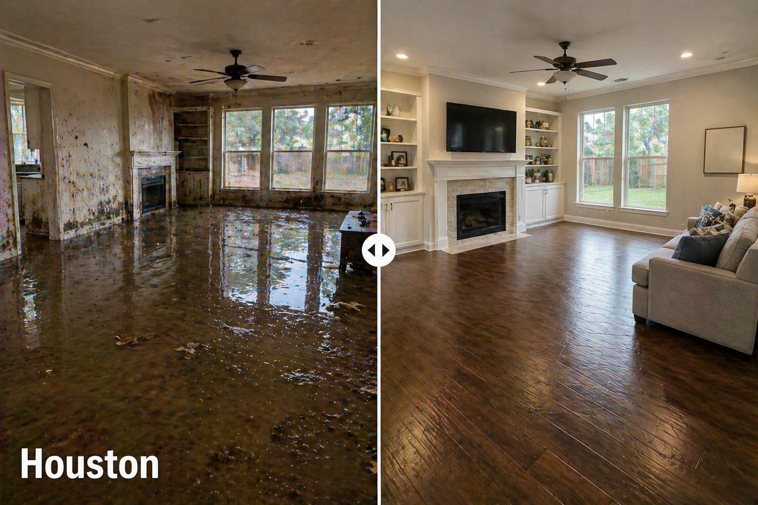 Houston water damage